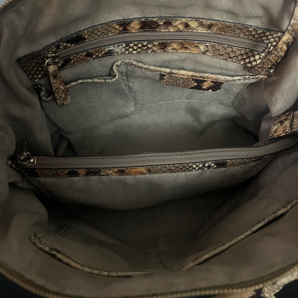 Michael Kors Snake Print Handbag - Picture 10 of 10